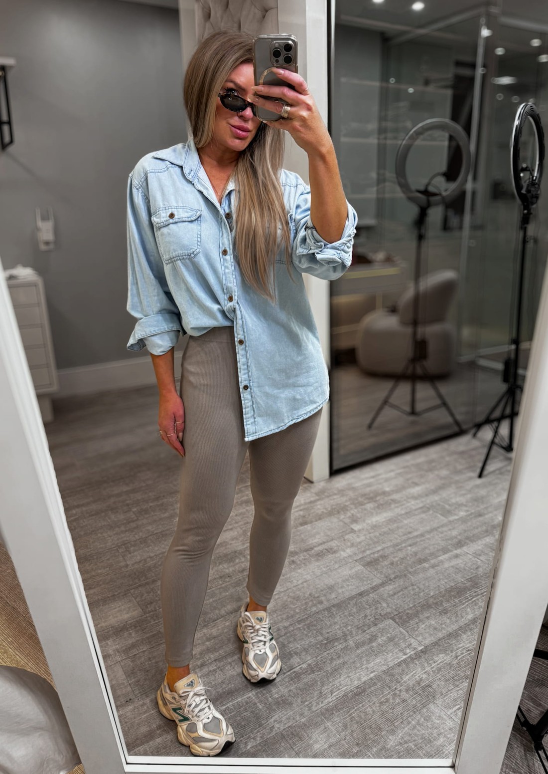 Camisa jeans alongada Dimitre Camisa jeans alongada Dimitre