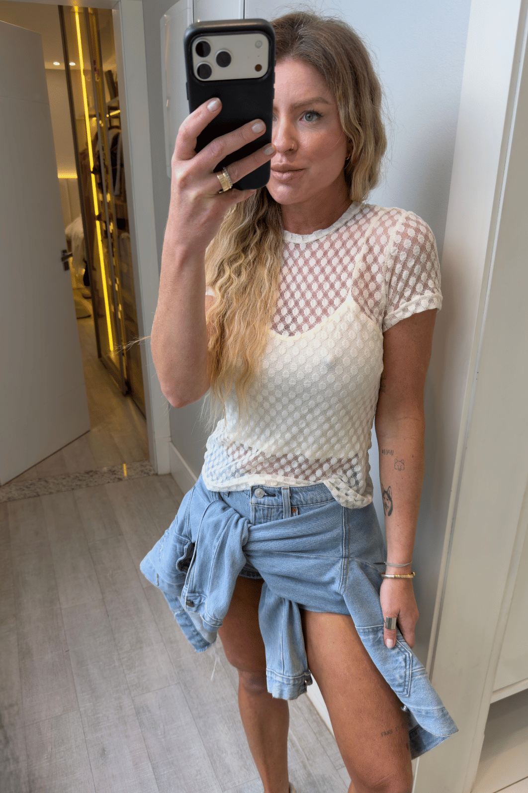 Blusa em renda Kimile Blusa em renda Kimile