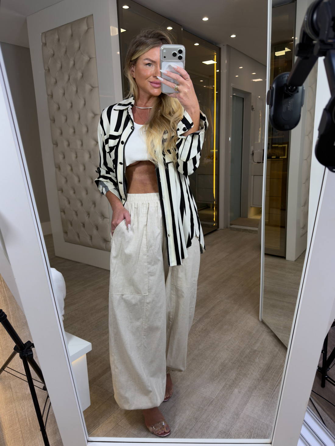 Calça em linho Aladim Calça em linho Aladim