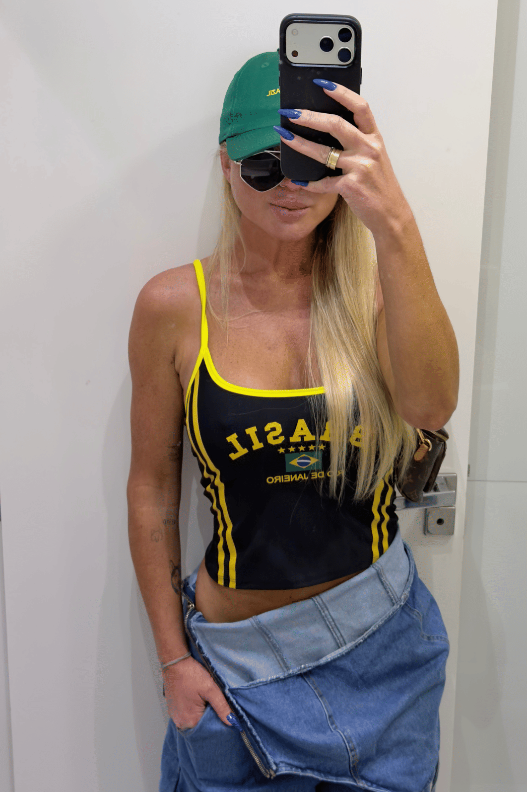 Boné com bordado Made in Brasil