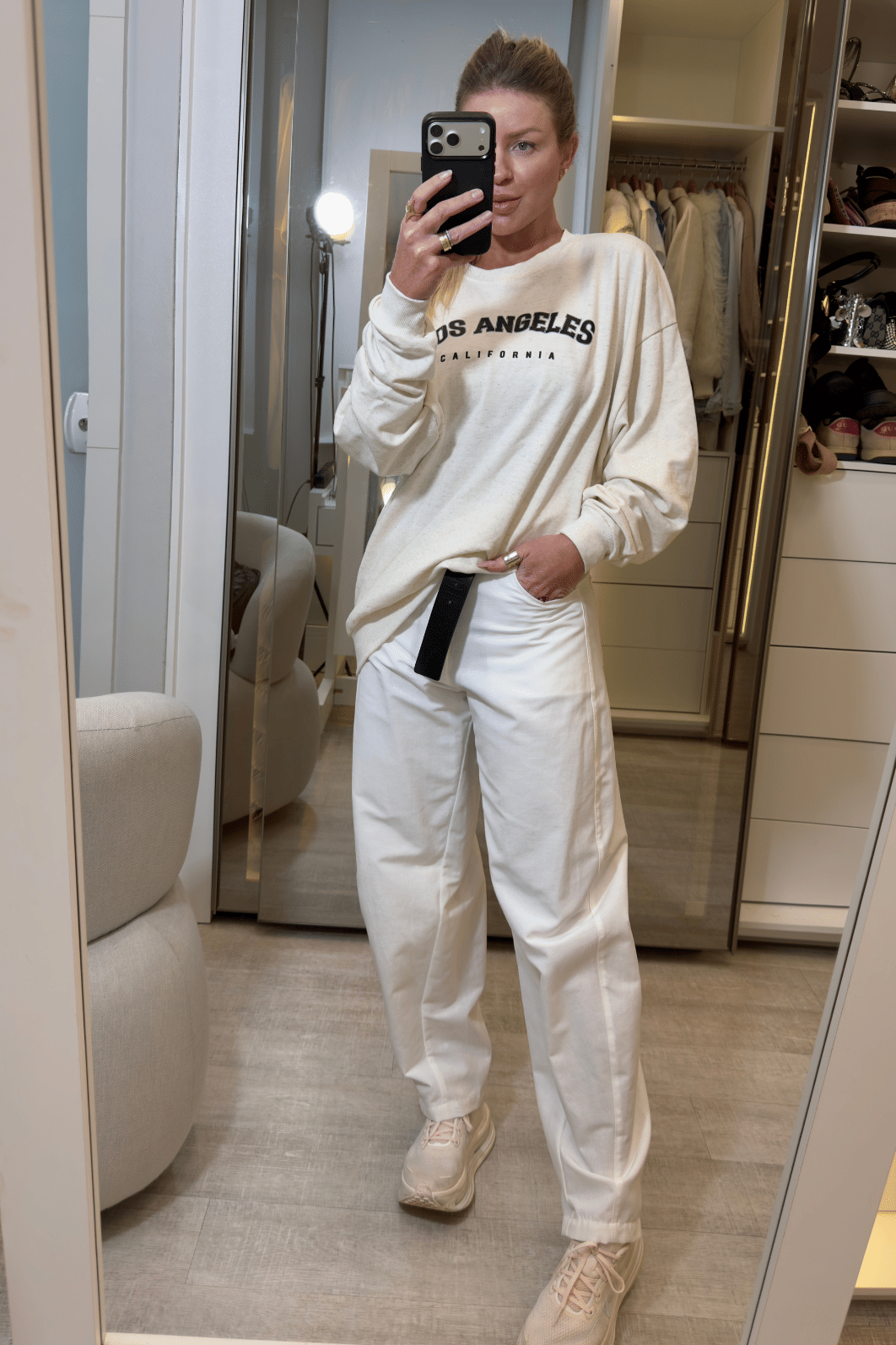 Casaco de moletom oversized Los Angeles