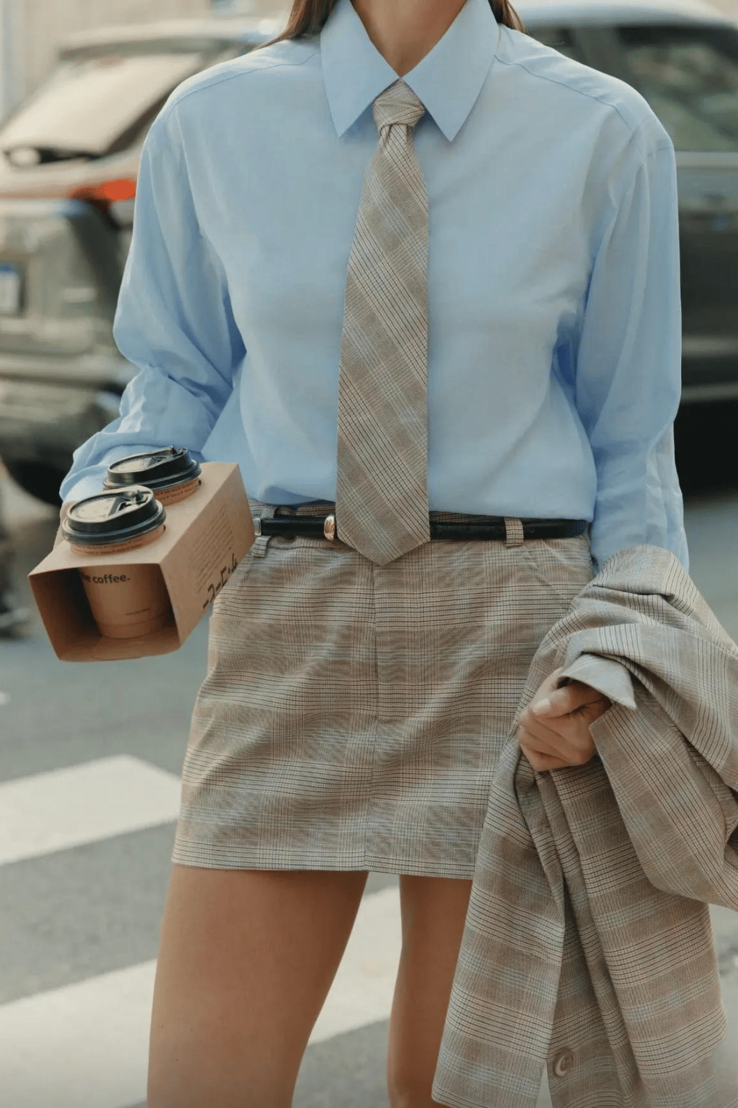 Short saia xadrez Betina