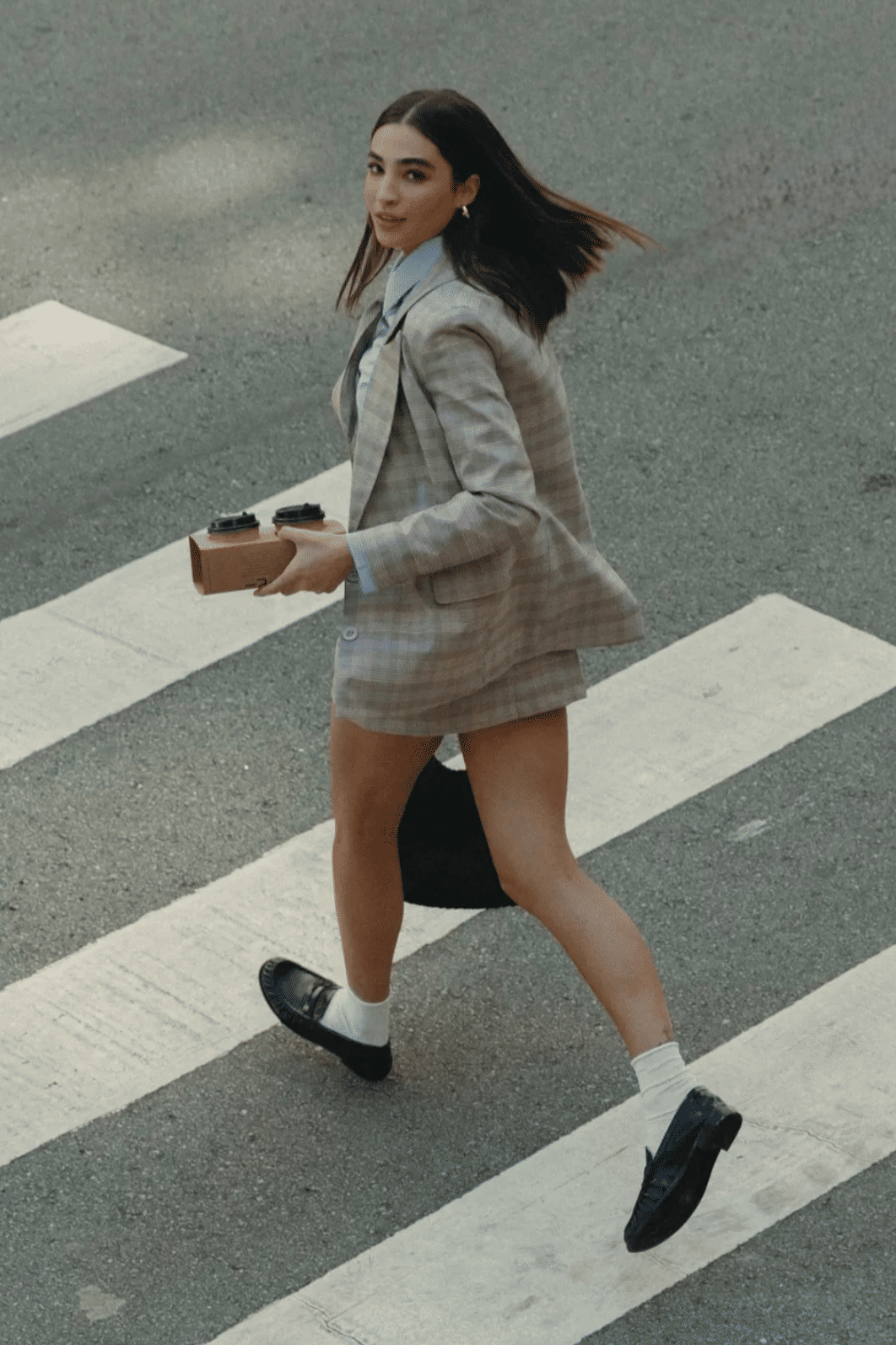 Short saia xadrez Betina