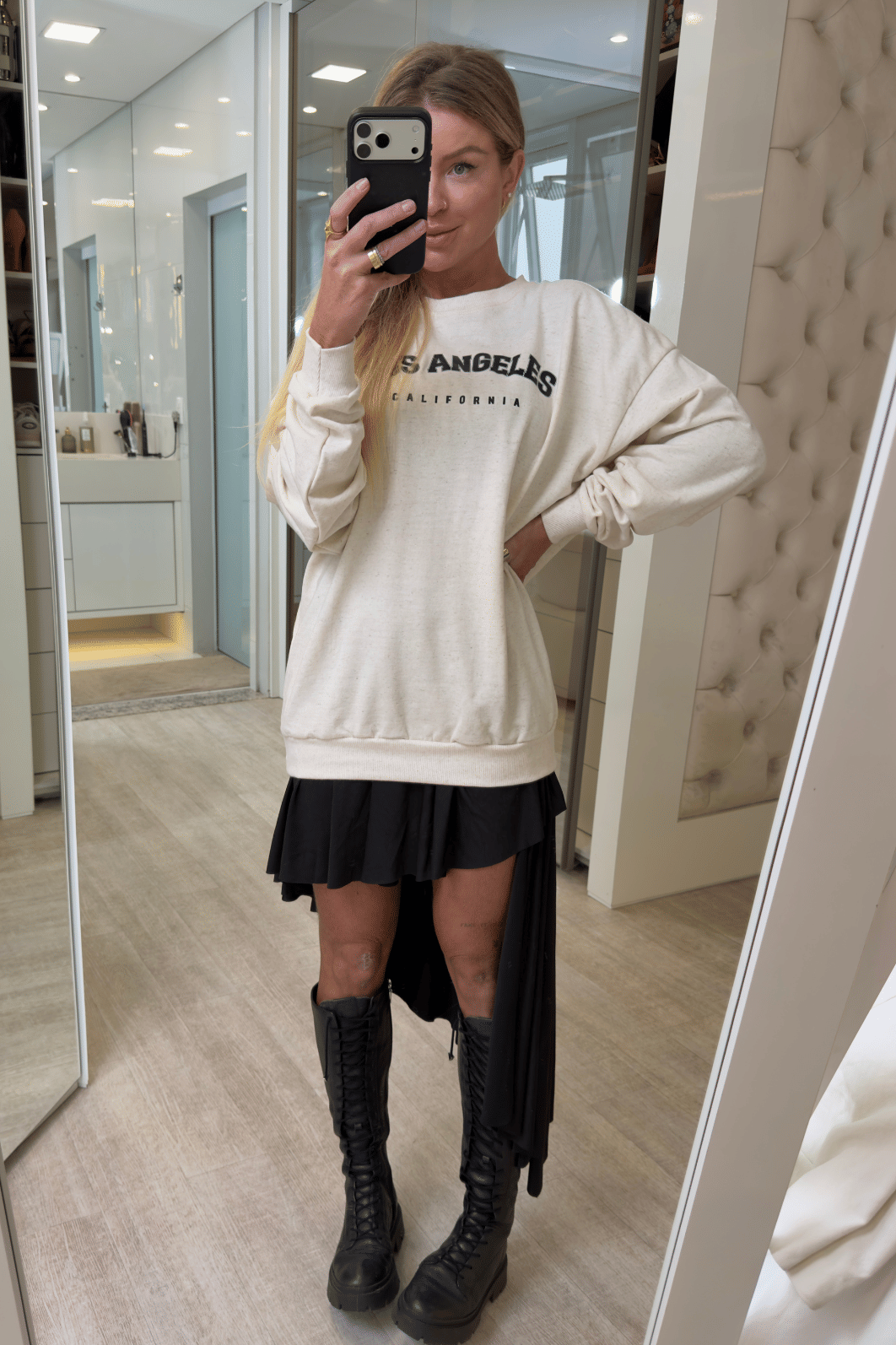 Casaco de moletom oversized Los Angeles
