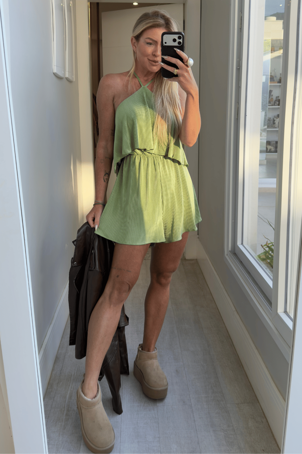 Macacão curto plissado Carol Macacão curto plissado Carol