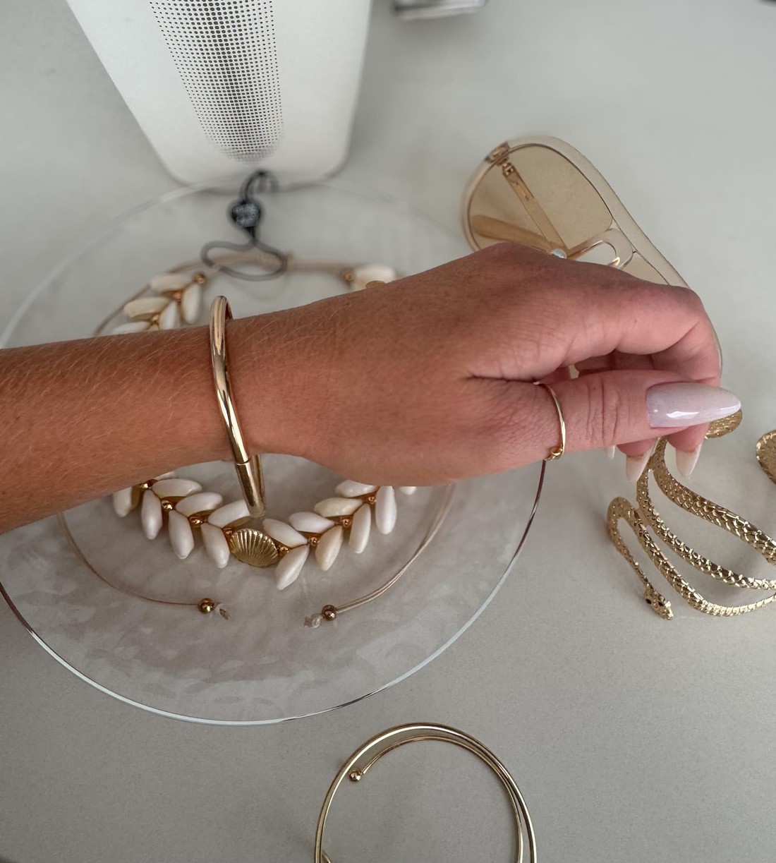 Bracelete quadrado fino Bracelete quadrado fino