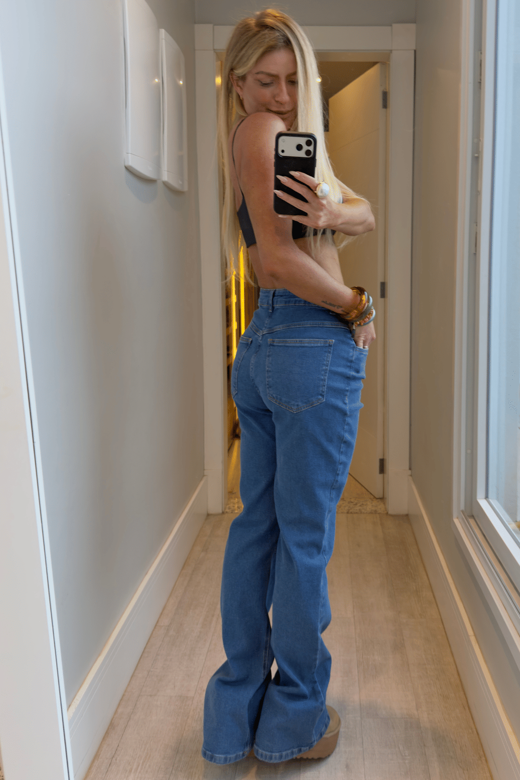 Calça jeans slim body Morgana