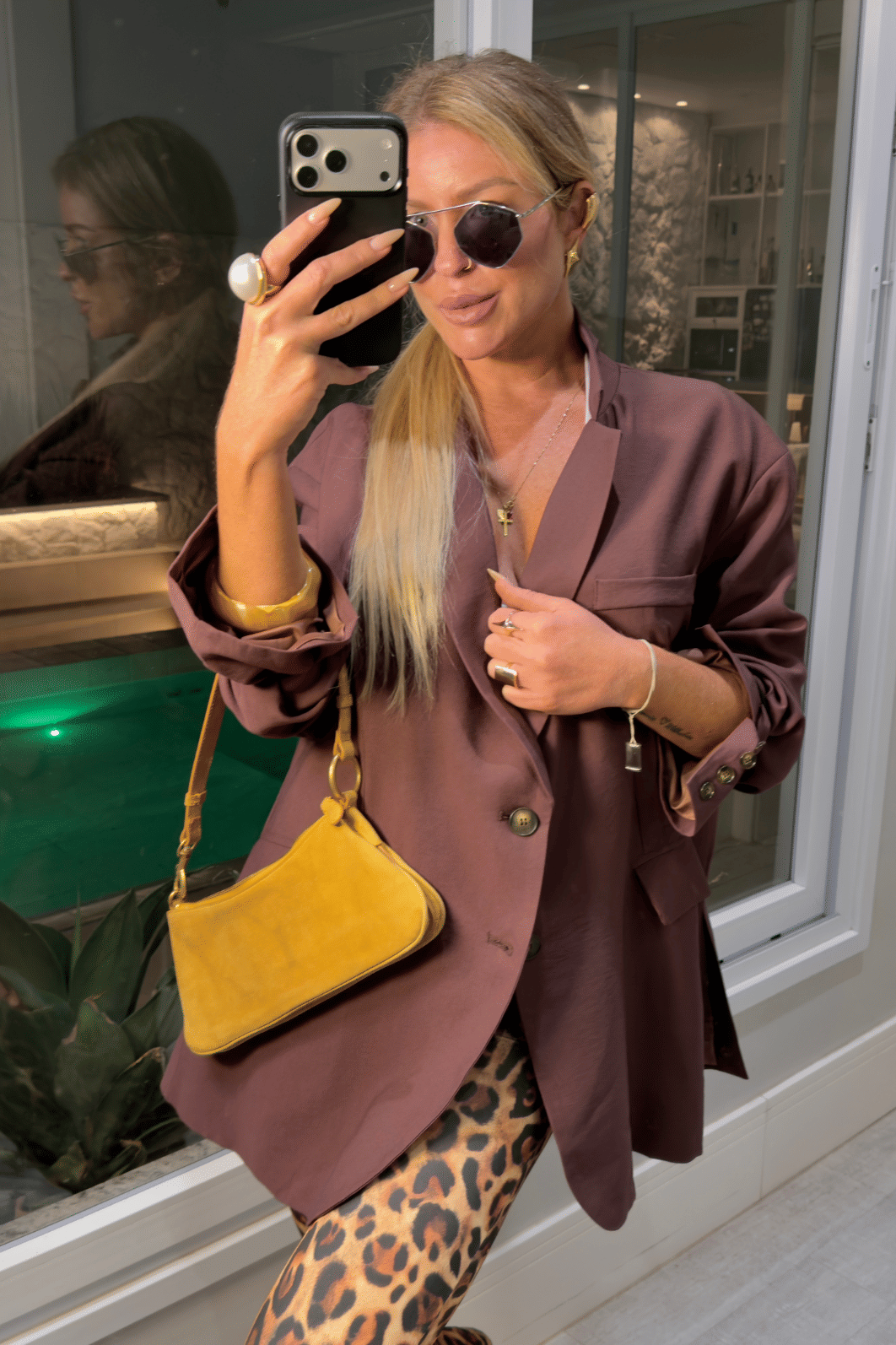 Blazer alfaiataria alongado over Muriel Blazer alfaiataria alongado over Muriel