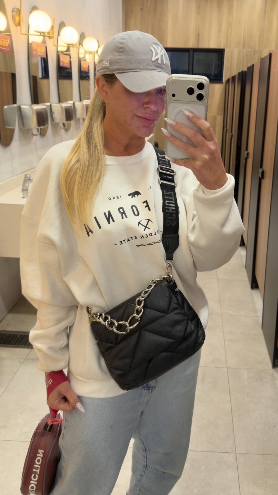 Casaco de moletom oversized Califórnia