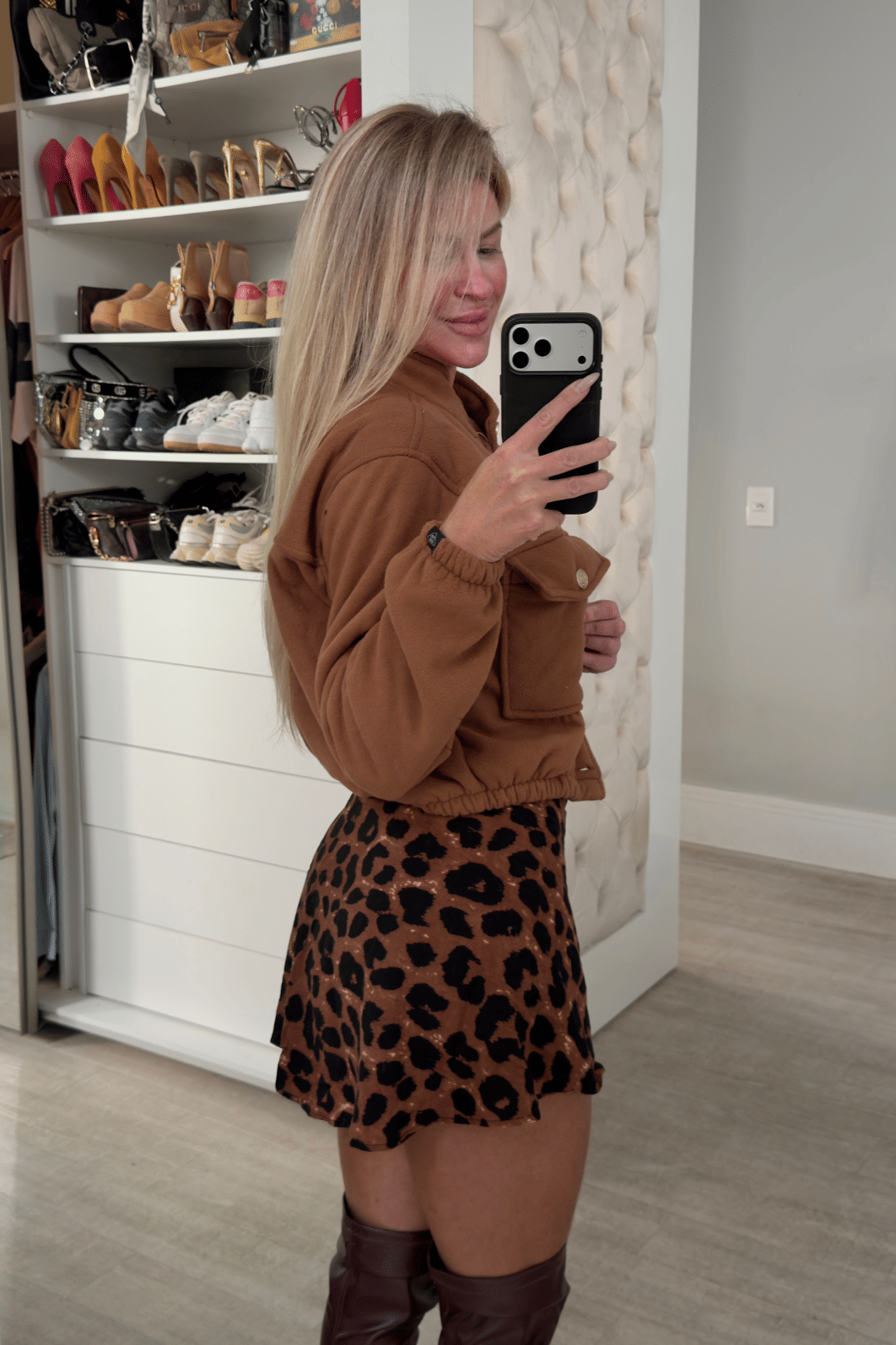 Casaco peluciado caramelo Casaco peluciado caramelo