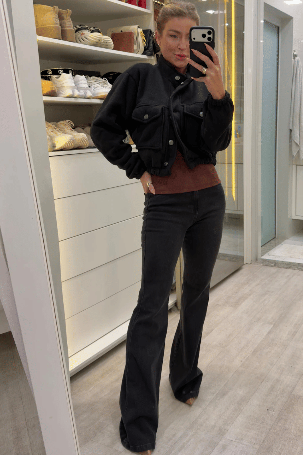 Calça jeans wide leg Amábili Calça jeans wide leg Amábili