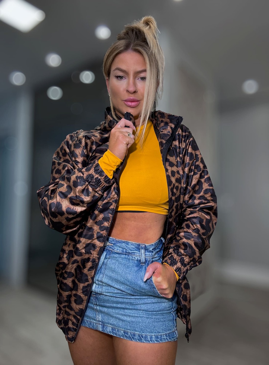 Short saia jeans Katherine Short saia jeans Katherine