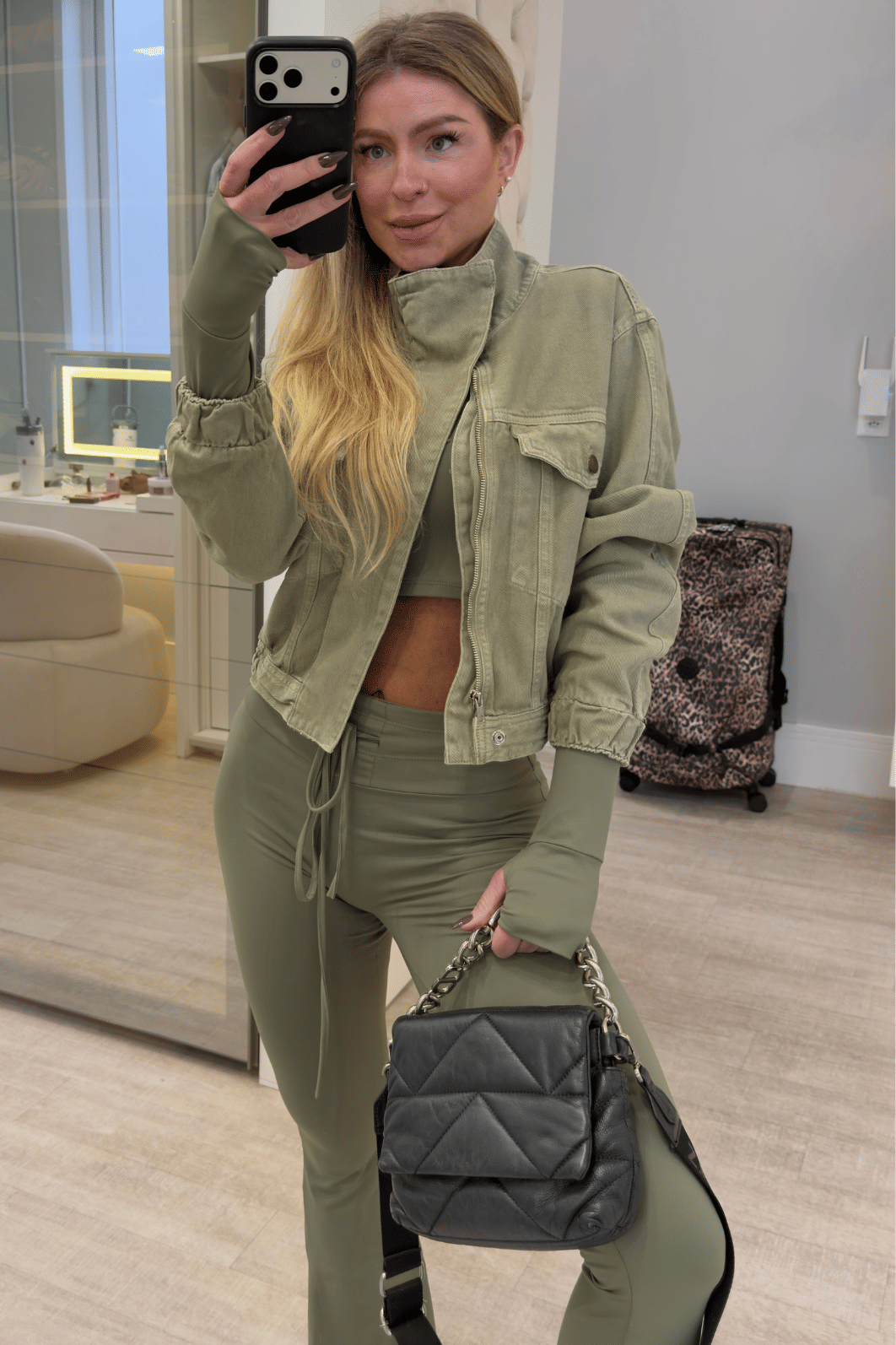 Jaqueta jeans VERDE Lunara Jaqueta jeans VERDE Lunara