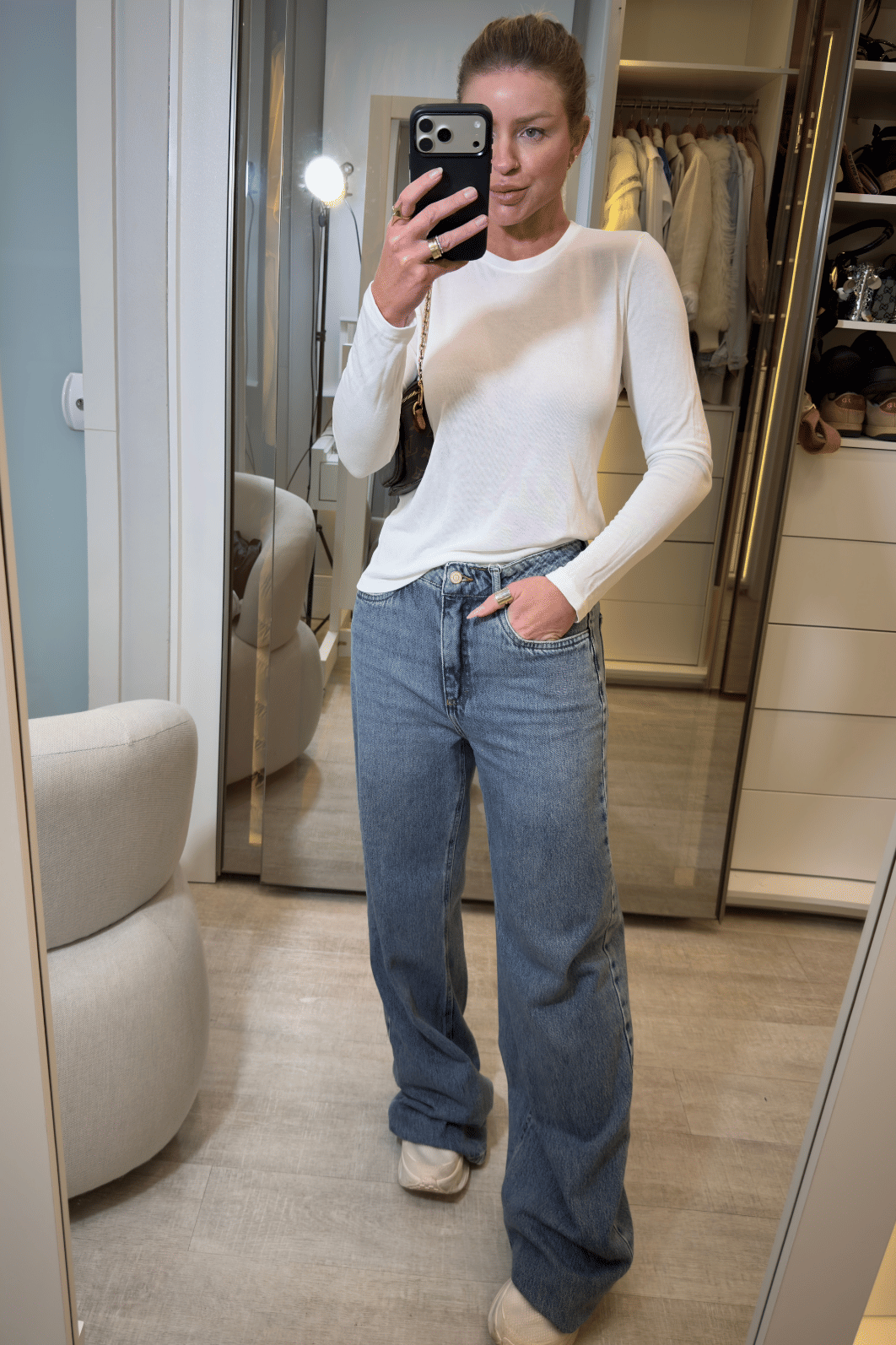 Blusa manga longa OFF WHITE Muriel Blusa manga longa OFF WHITE Muriel