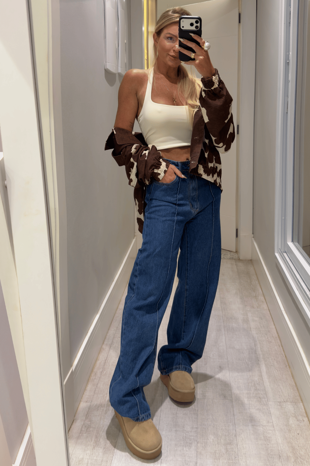 Calça jeans baggy Sinara Calça jeans baggy Sinara