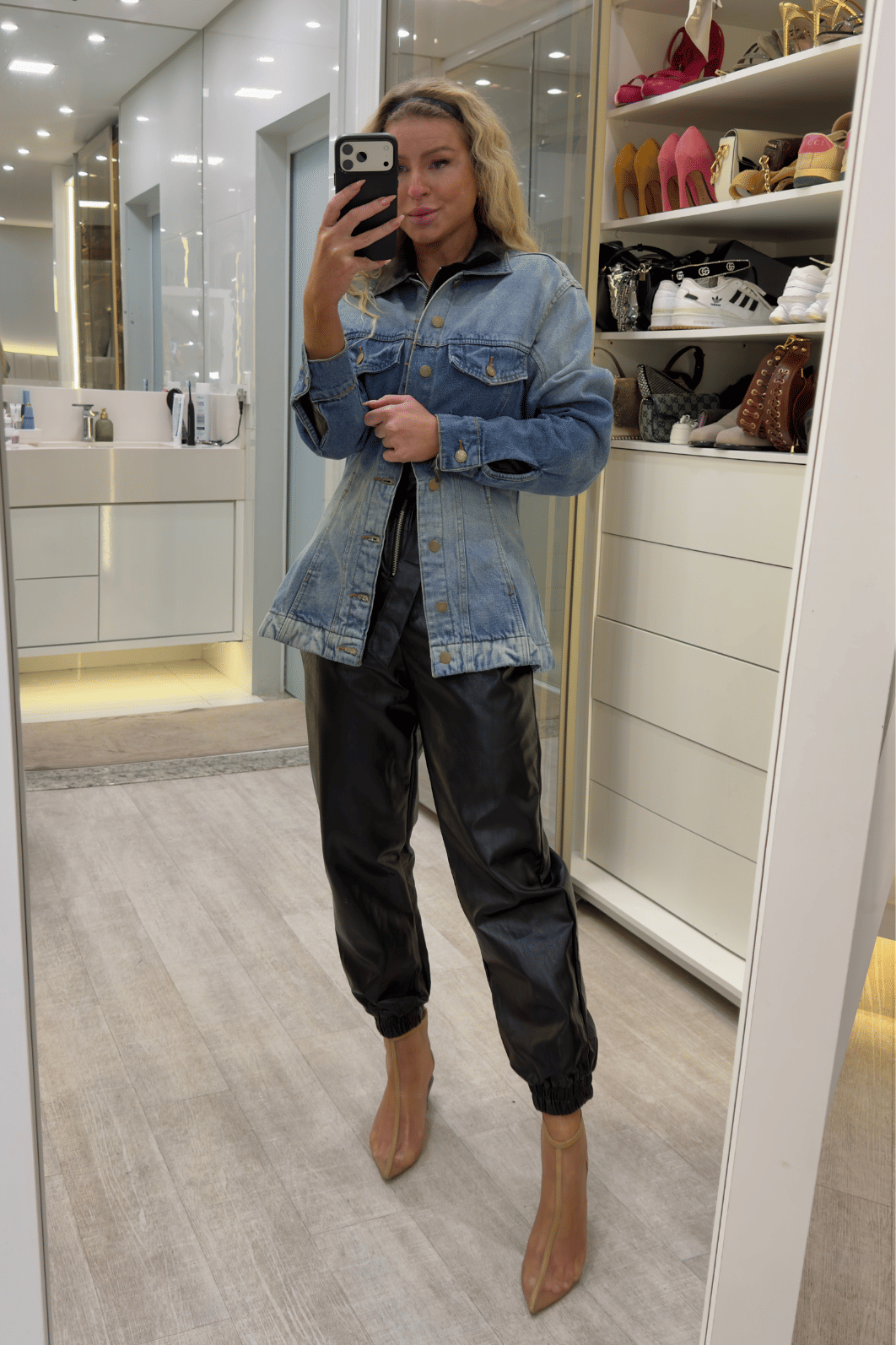 jaqueta jeans acinturada Bastille jaqueta jeans acinturada Bastille