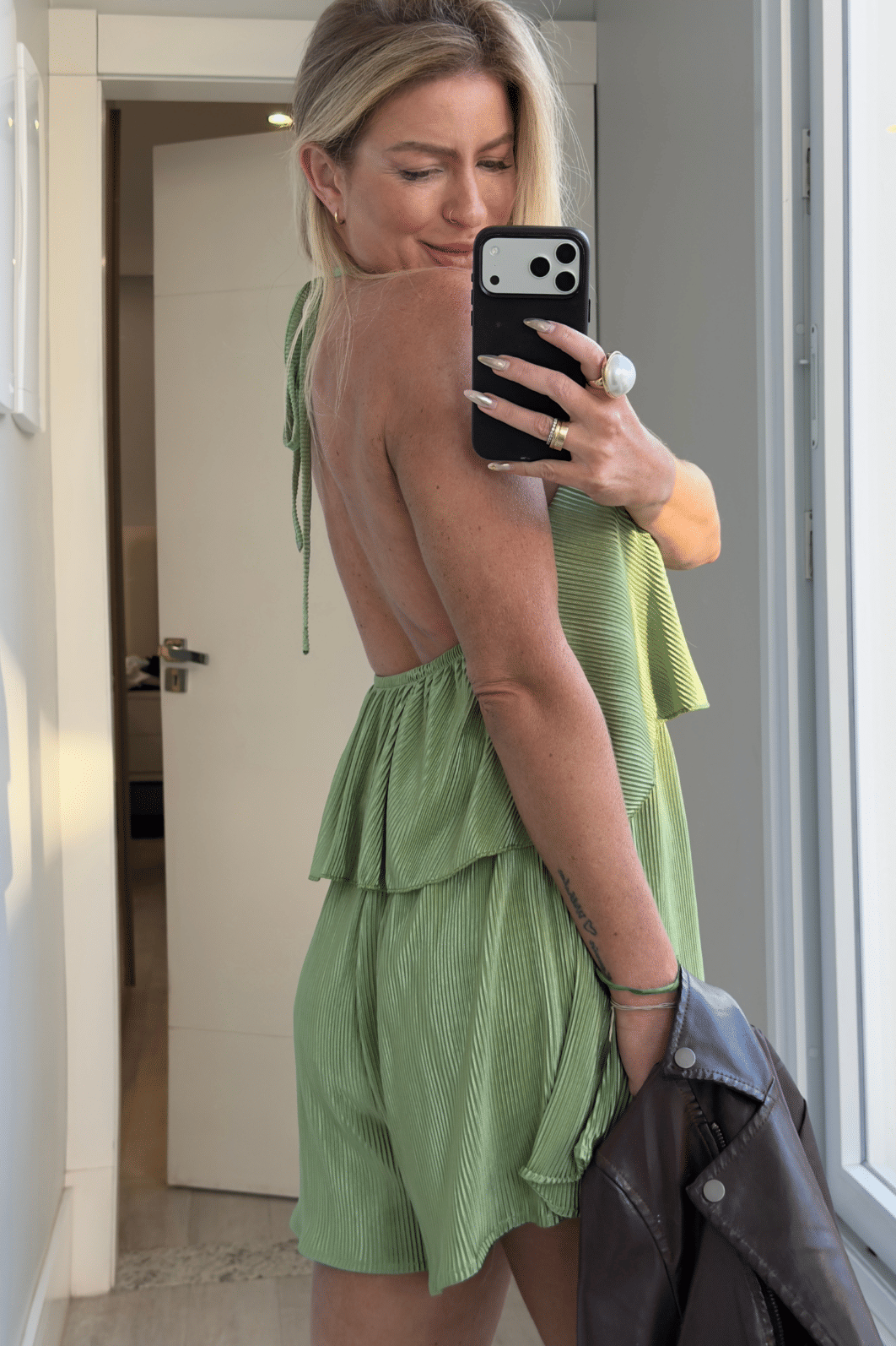 Macacão curto plissado Carol Macacão curto plissado Carol