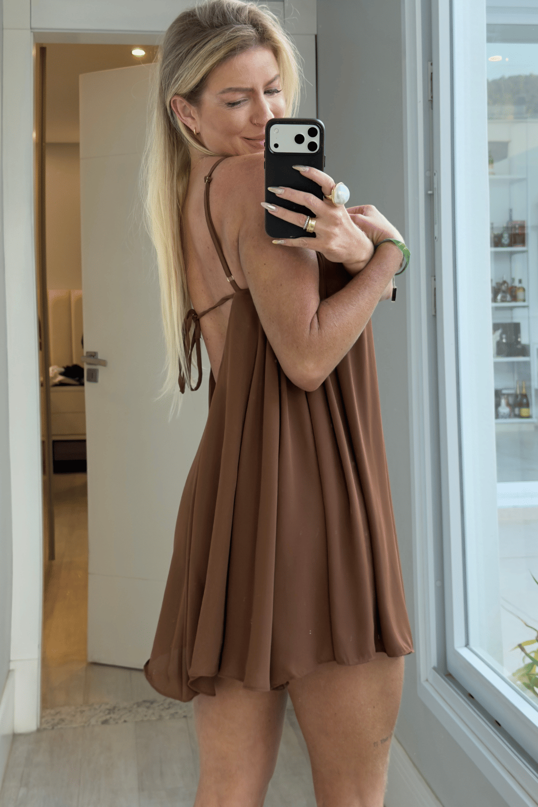 Vestido curto solto Elisabeth Vestido curto solto Elisabeth