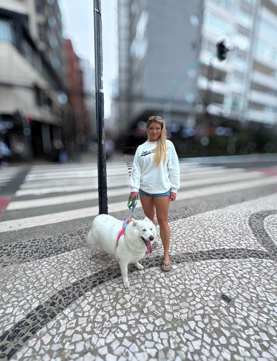 Casaco de moletom oversized Los Angeles