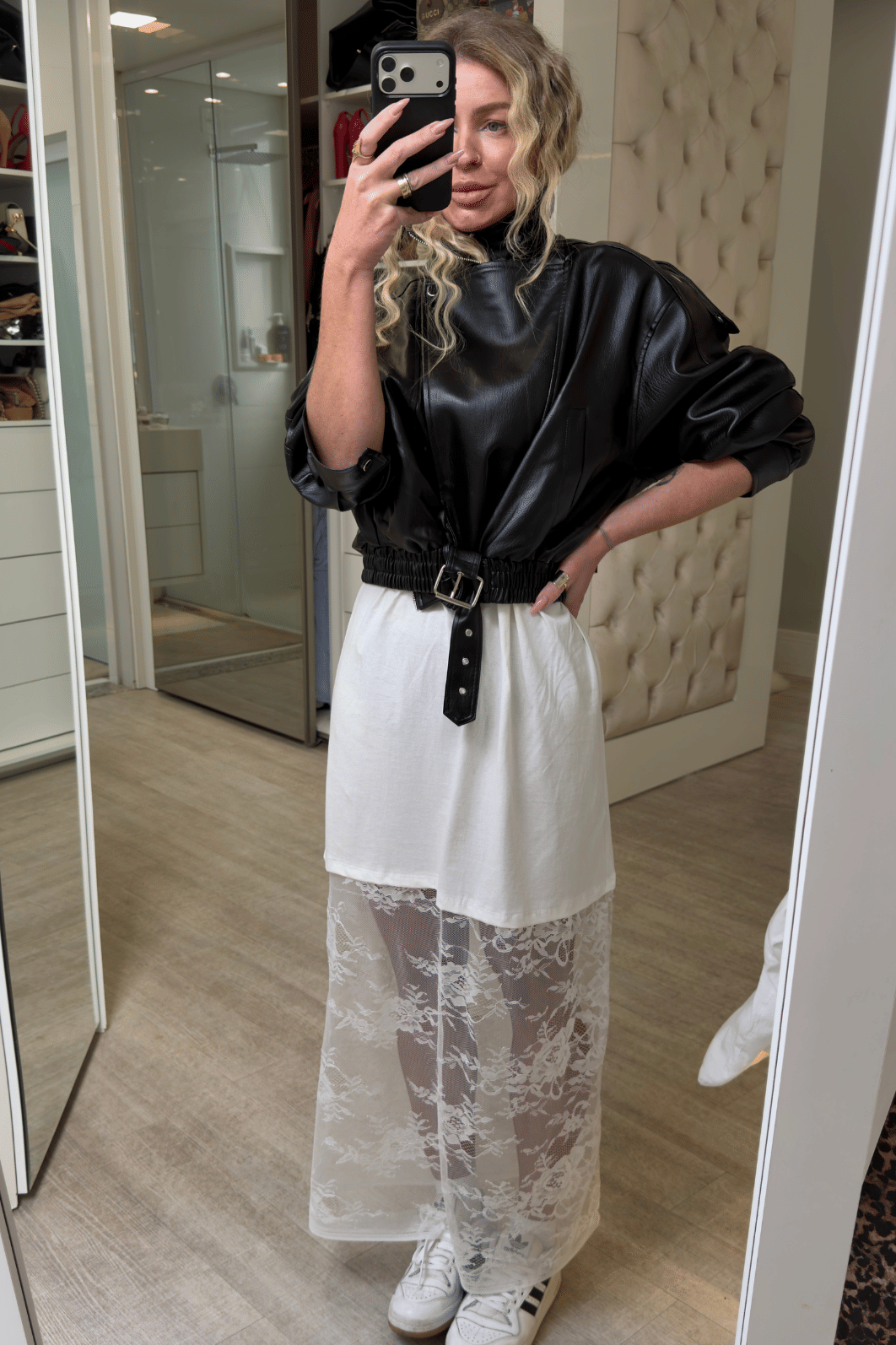 Vestido longo de renda OFF WHITE Maya Vestido longo de renda OFF WHITE Maya