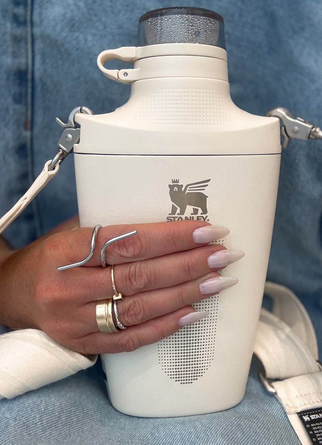 Anel orgânico prata