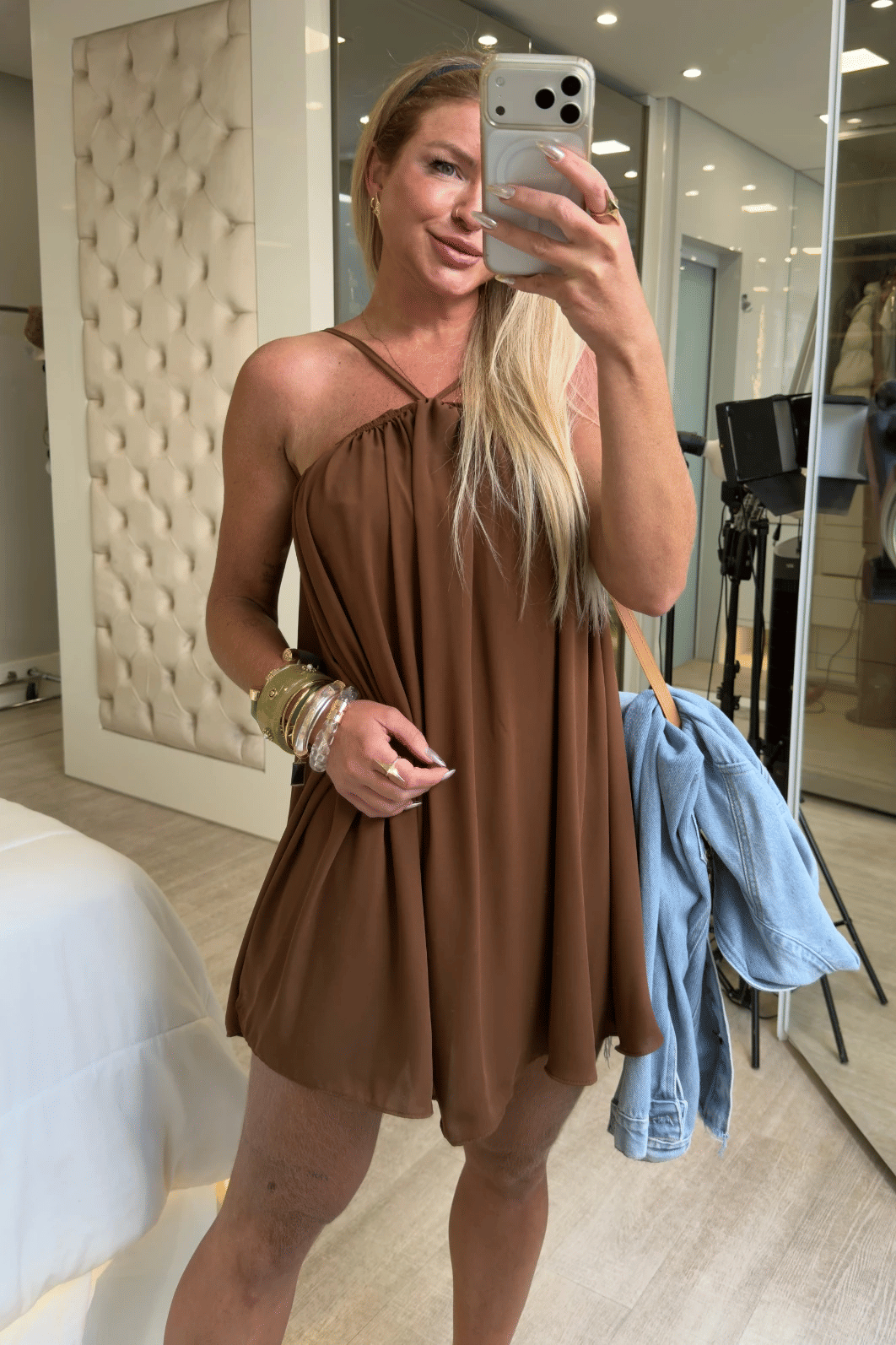 Vestido curto solto Elisabeth Vestido curto solto Elisabeth