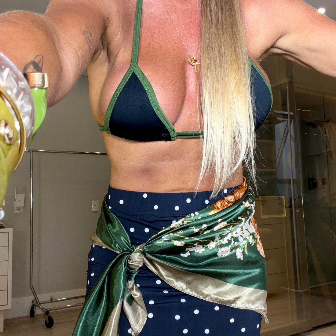 Conjunto biquíni marquinha bicolor