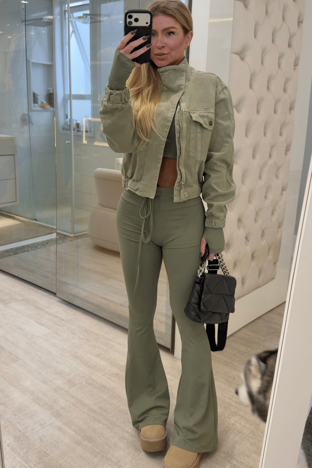 Jaqueta jeans VERDE Lunara Jaqueta jeans VERDE Lunara