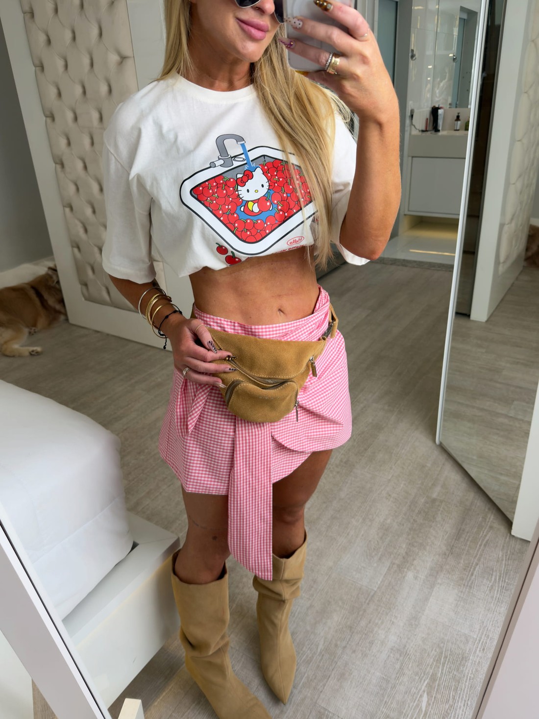 T-shirt alongada Hello Kitty T-shirt alongada Hello Kitty
