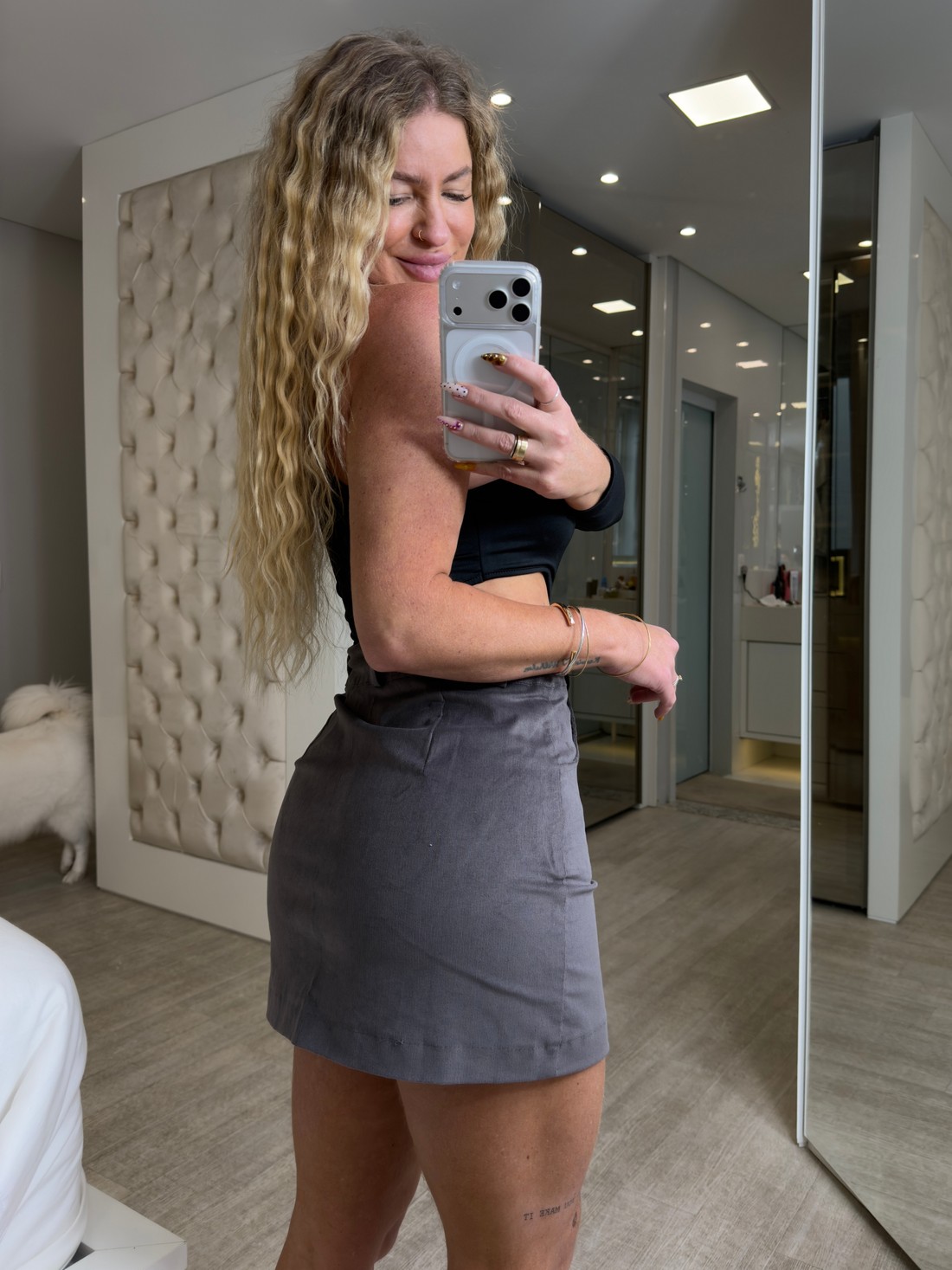 Body um ombro só com abertura lateral Manuela Body um ombro só com abertura lateral Manuela