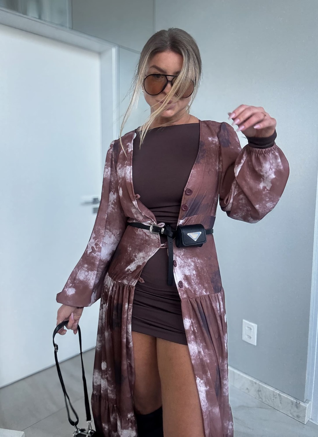 Kimono Kaftan longo com botões Kimono Kaftan longo com botões