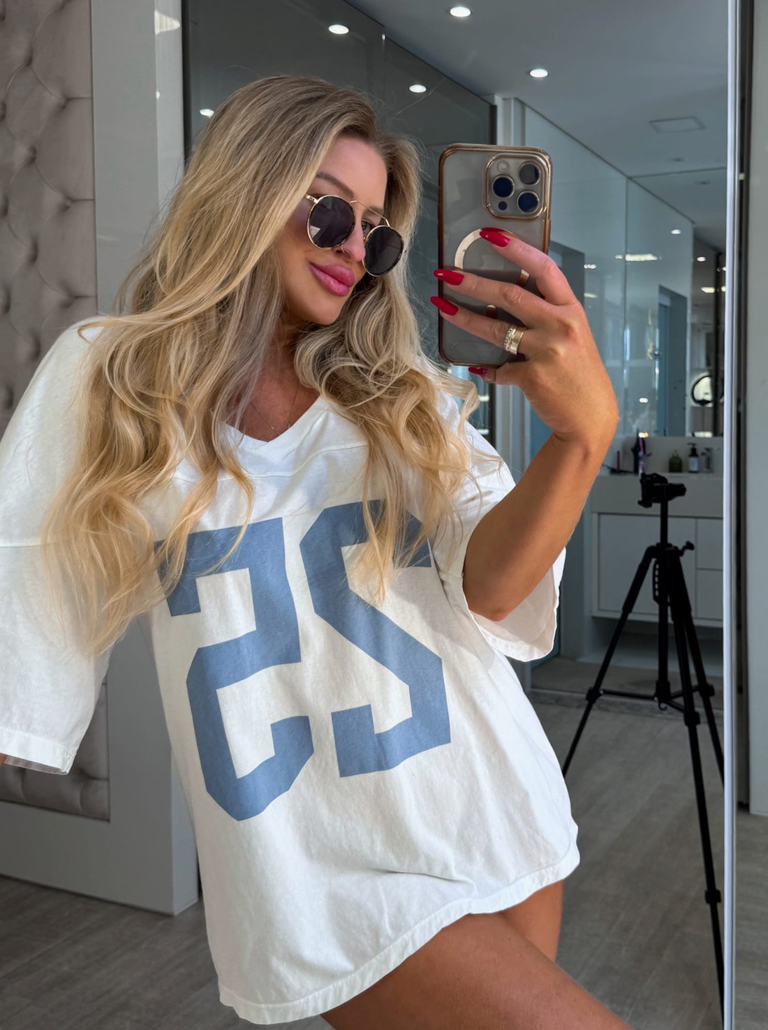 Camiseta alongada oversized Mayla