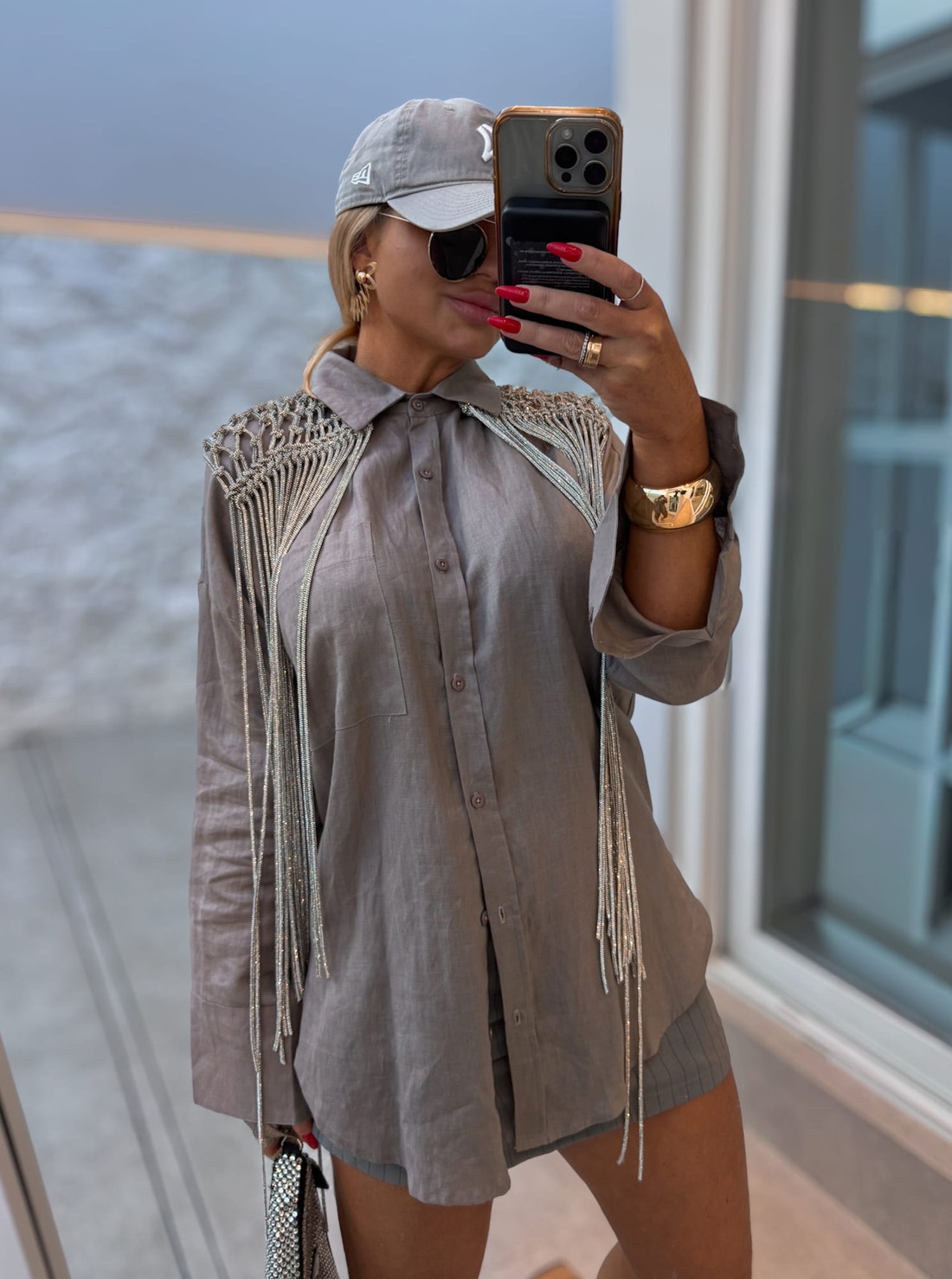 Bracelete dourado largo Bracelete dourado largo