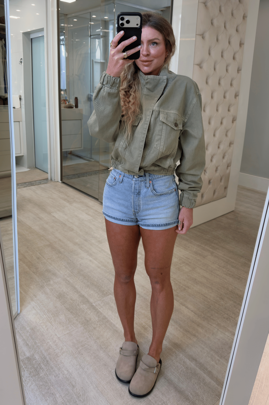 Jaqueta jeans VERDE Lunara Jaqueta jeans VERDE Lunara
