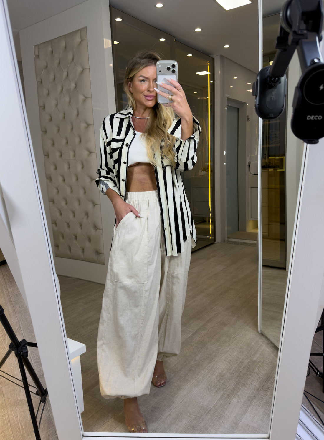 Calça em linho Aladim Calça em linho Aladim