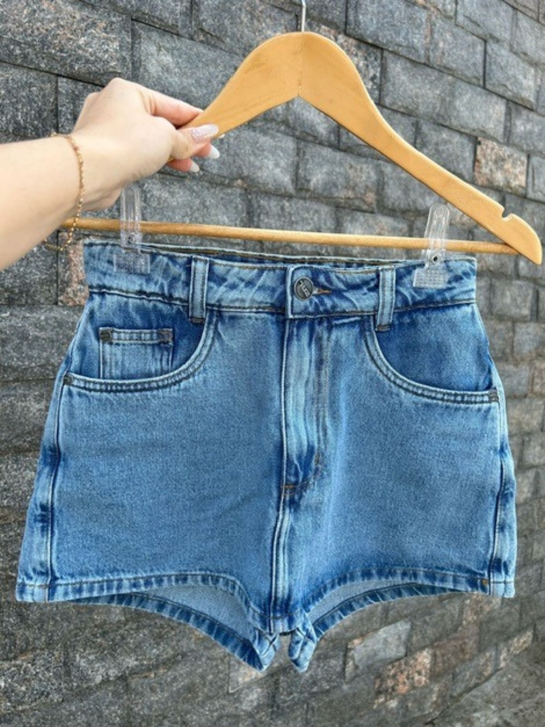 Short saia jeans swankie
