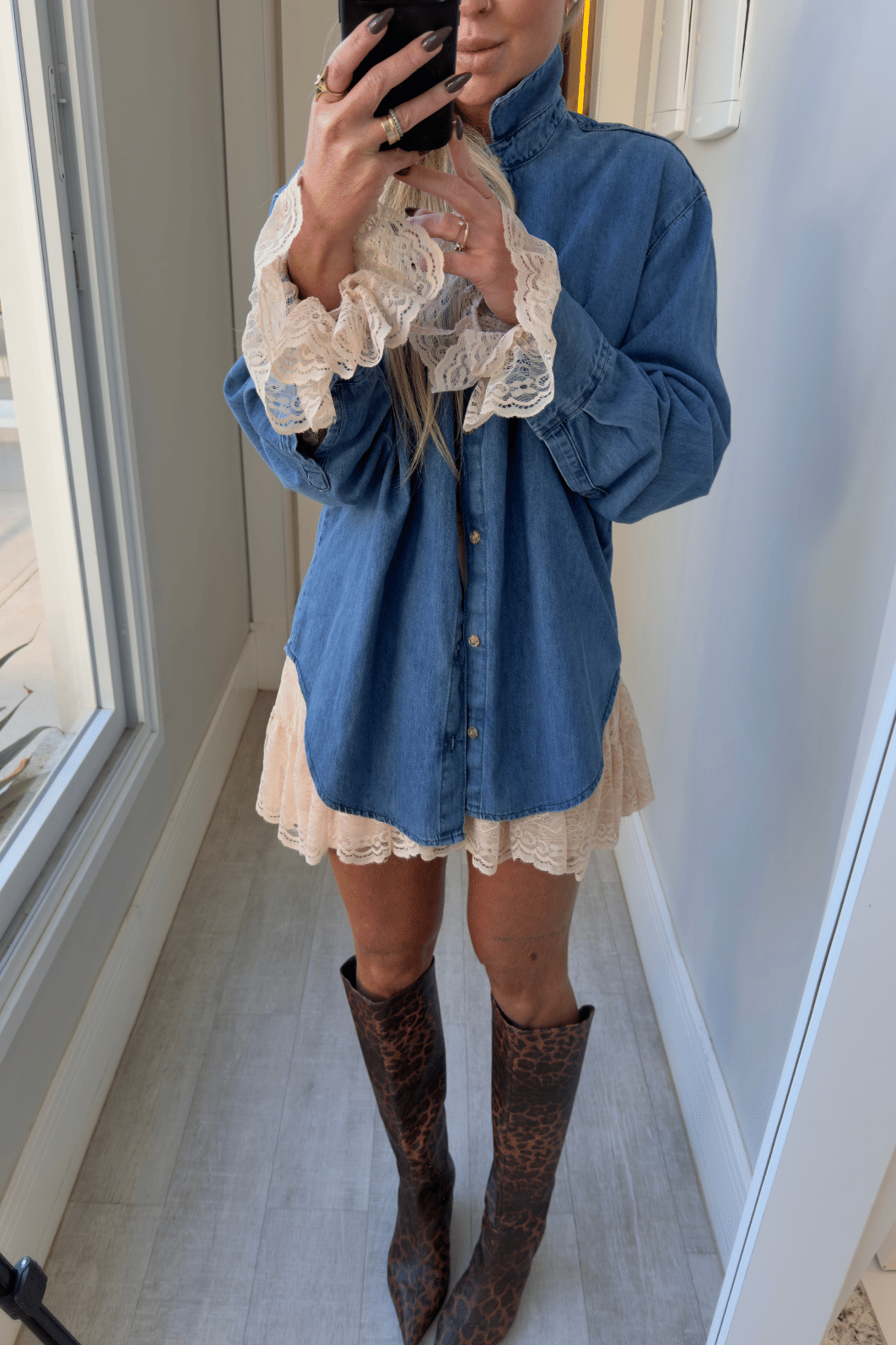 camisa jeans Over Lizandra camisa jeans Over Lizandra