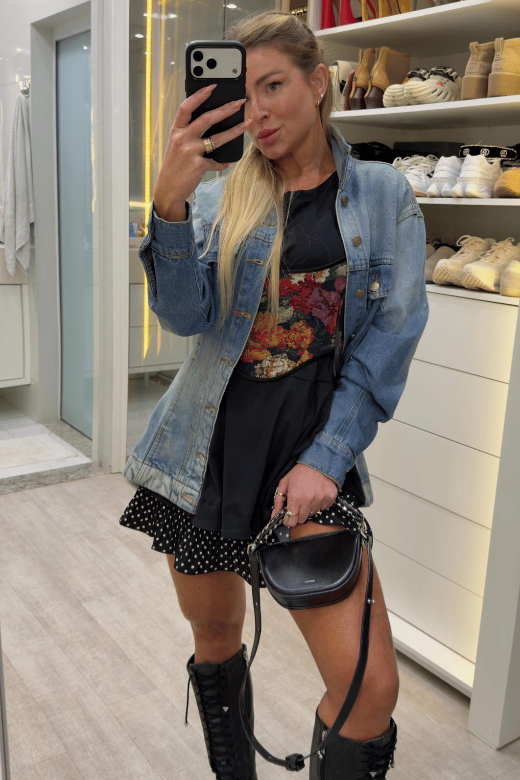 jaqueta jeans acinturada Bastille jaqueta jeans acinturada Bastille