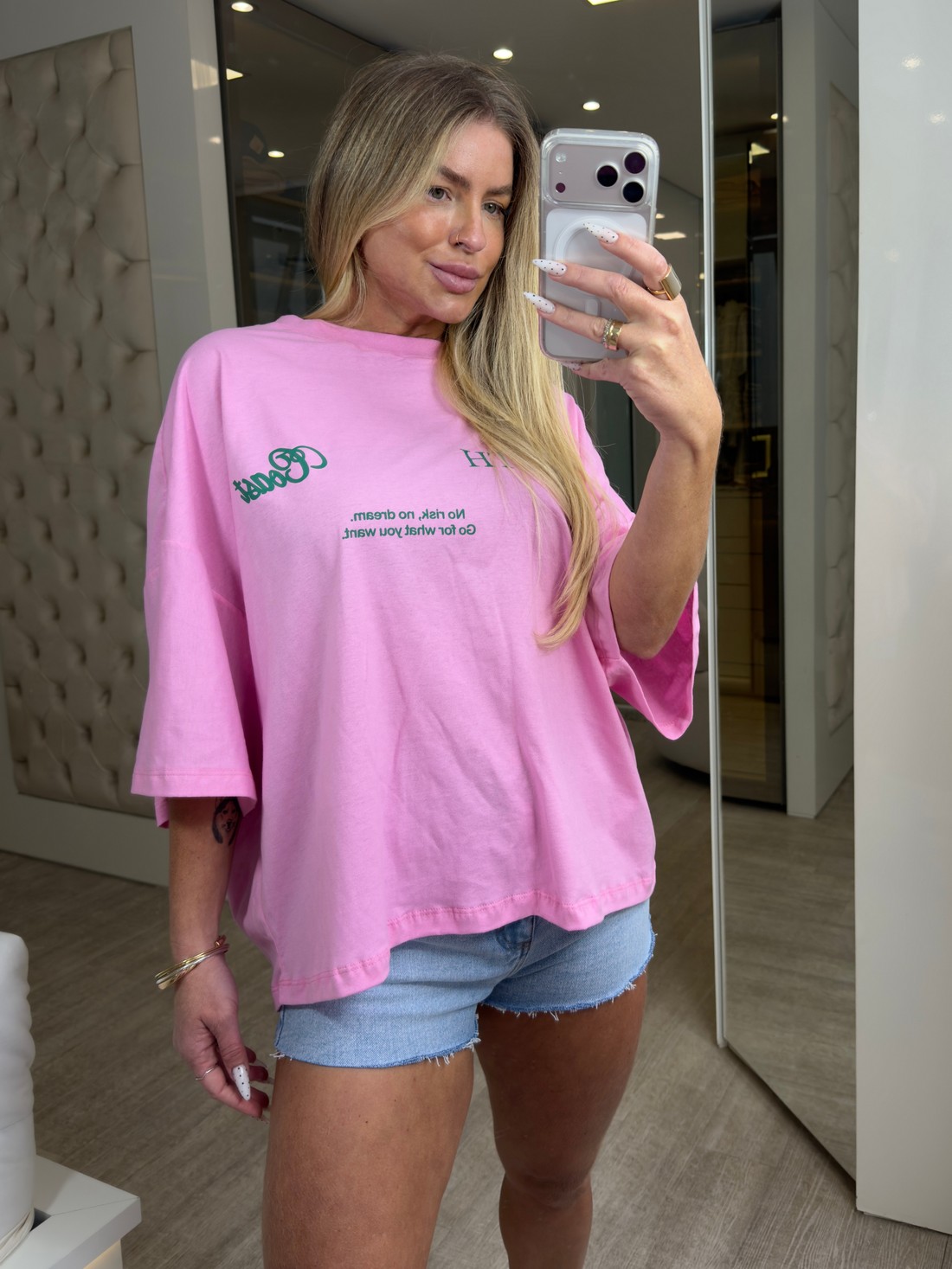 Camiseta alongada oversized Barbie Camiseta alongada oversized Barbie