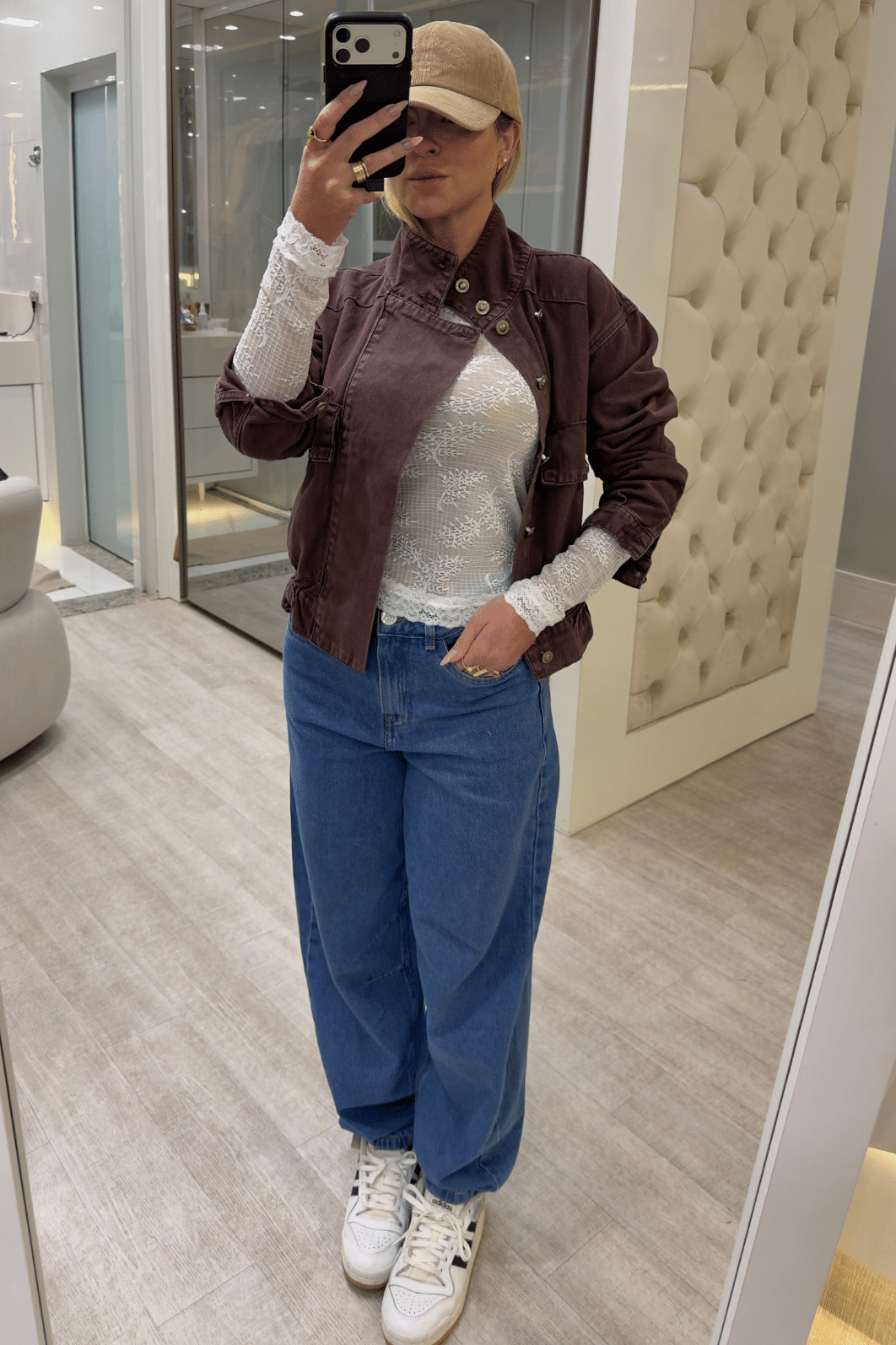 Calça jeans Ballon Ariana Calça jeans Ballon Ariana