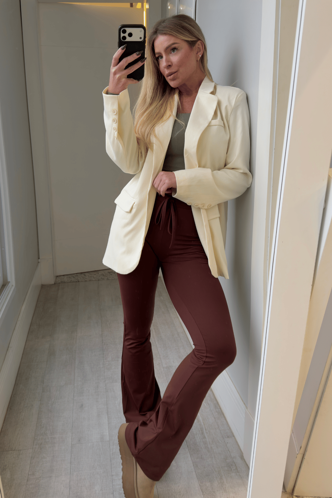 Blazer alfaiataria alongado Samira Blazer alfaiataria alongado Samira