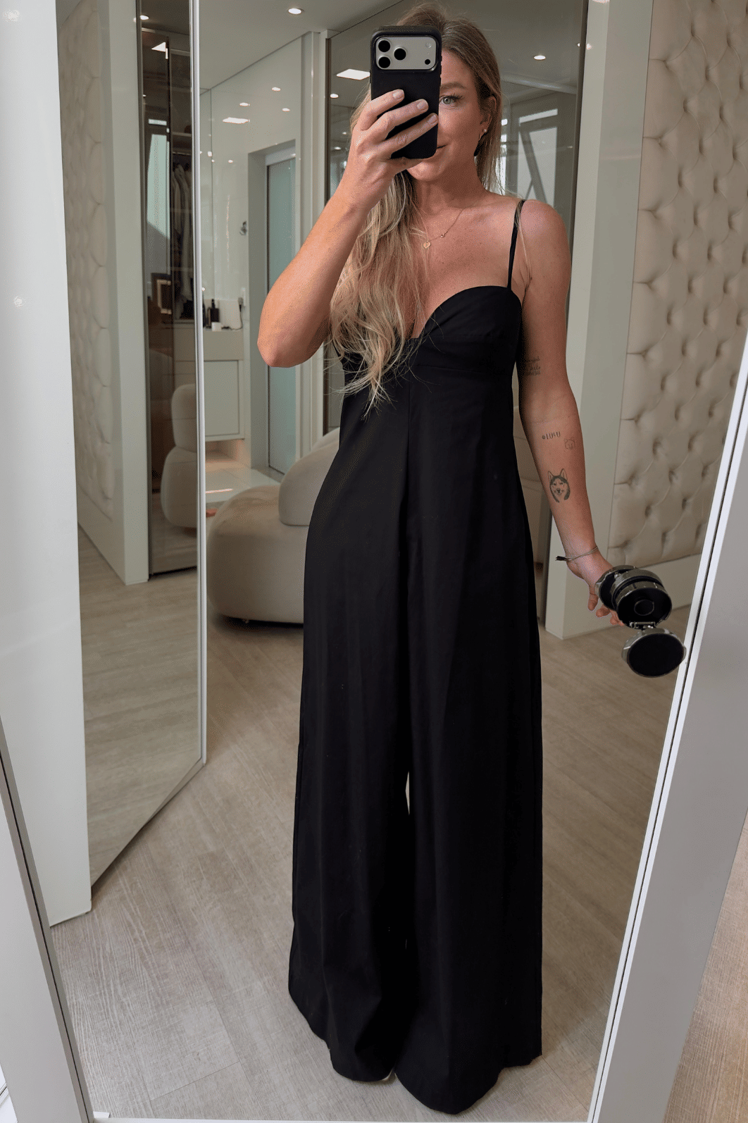 Macacão longo pantalona Helena Macacão longo pantalona Helena