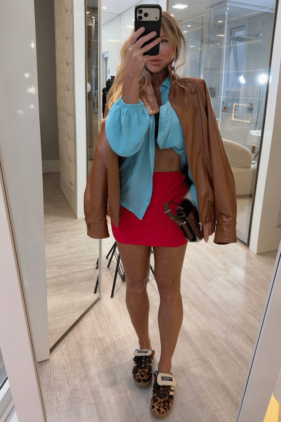 Conjunto camisa e short com babados Eduarda AZUL Conjunto camisa e short com babados Eduarda AZUL
