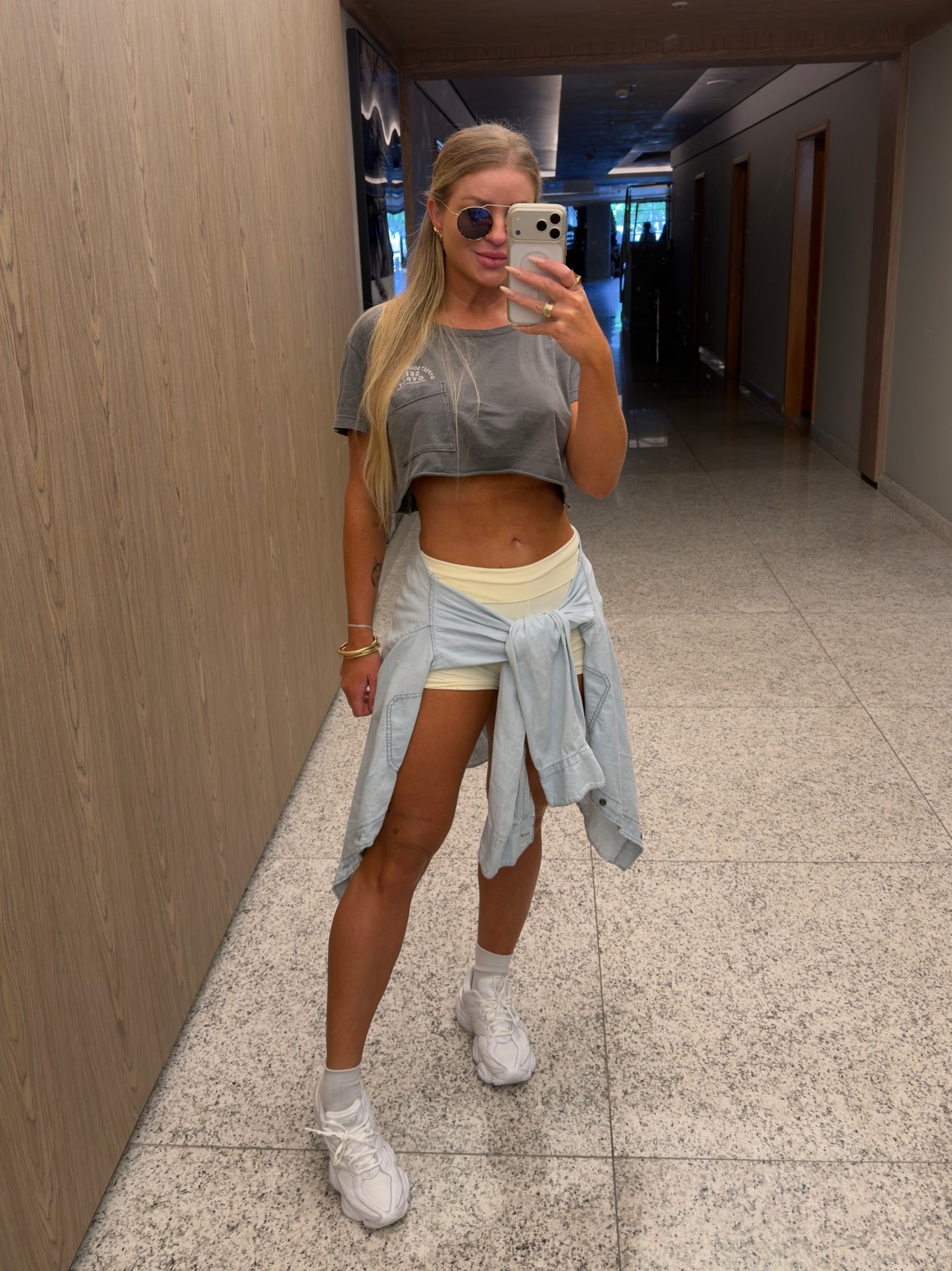 Short curto poliamida Bruna