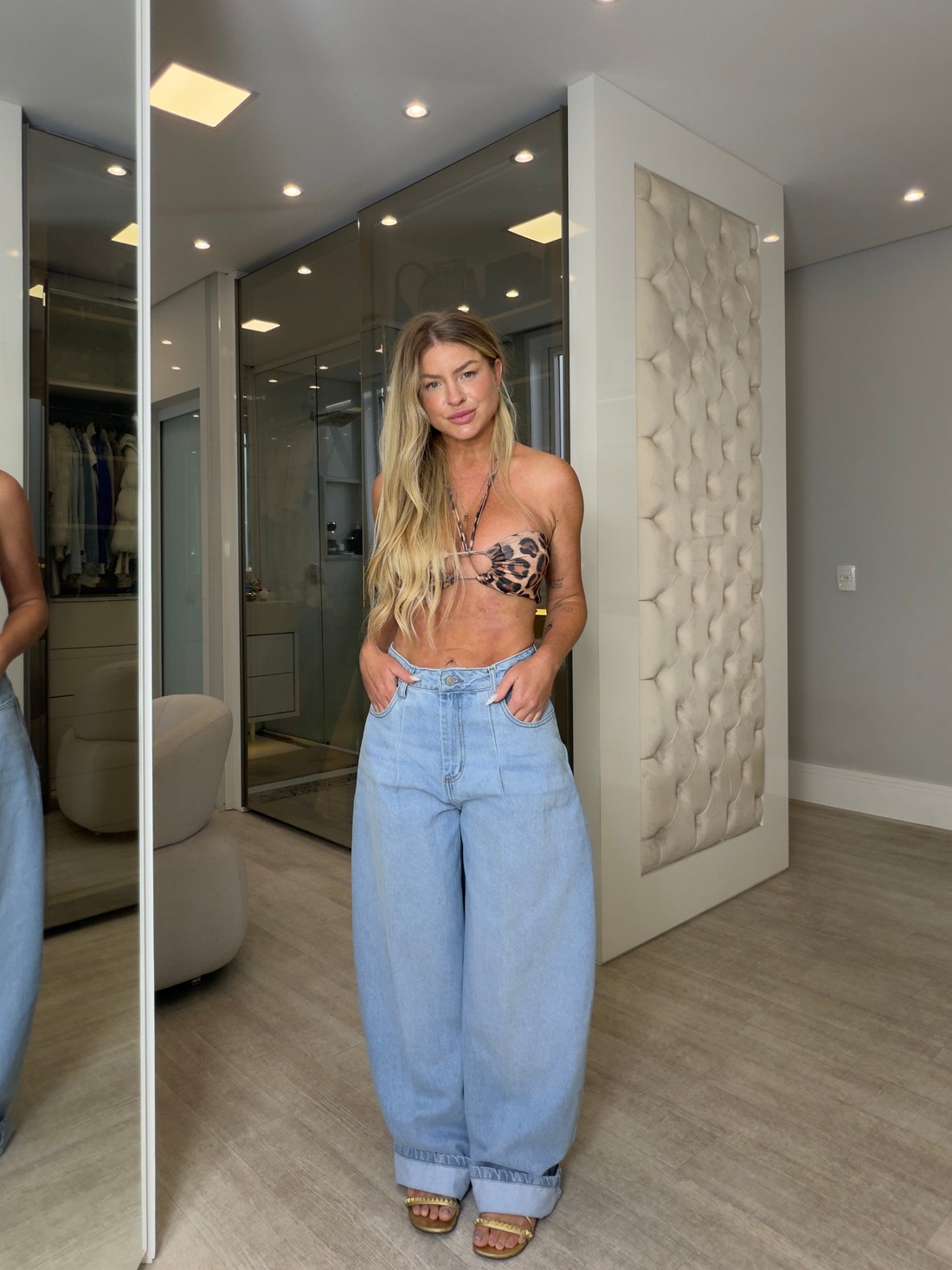 Calça jeans balloon Brise Calça jeans balloon Brise