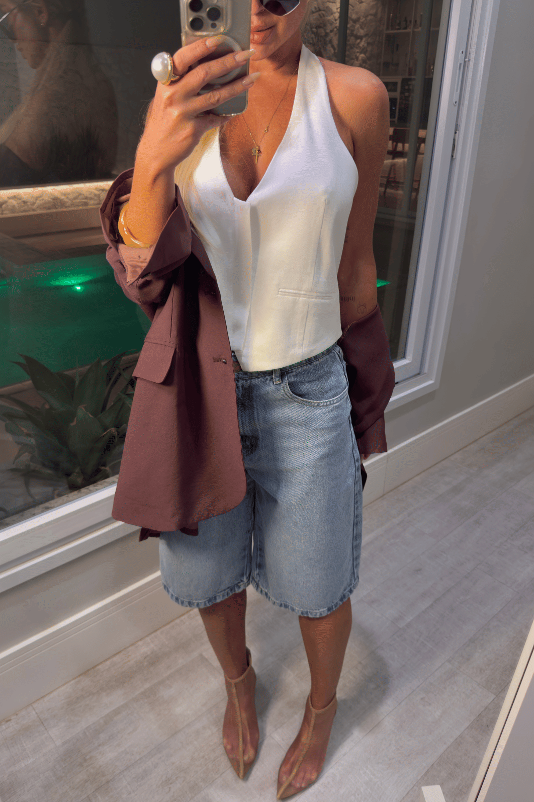 Colete alfaiataria frente única marrocos Colete alfaiataria frente única marrocos