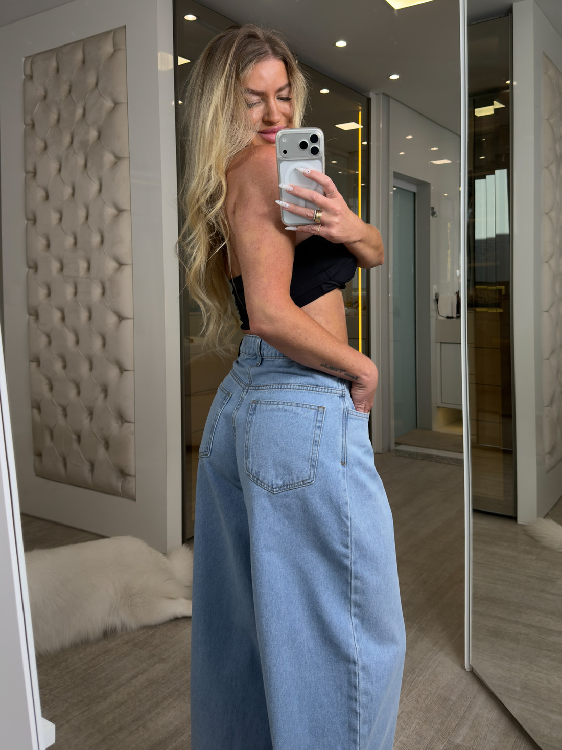 Calça jeans balloon Brise Calça jeans balloon Brise