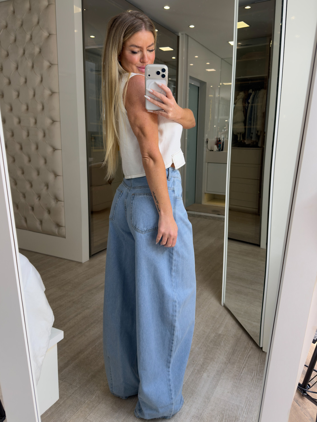 Calça jeans balloon Brise Calça jeans balloon Brise