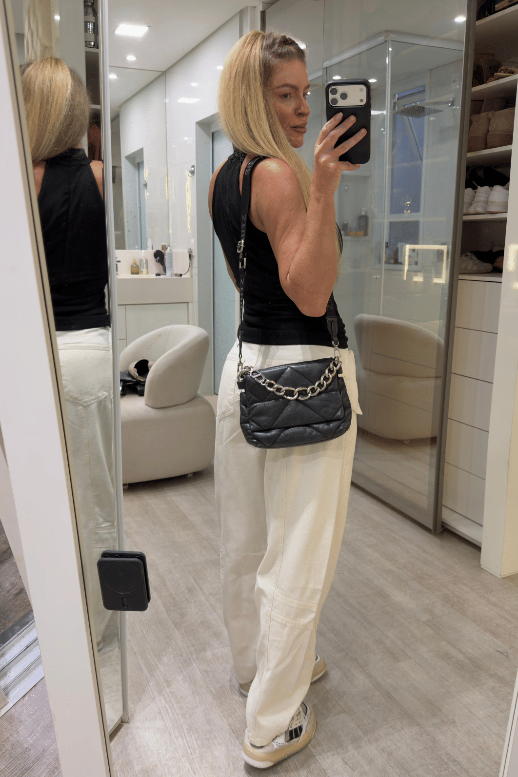 Calça jeans Barrel Liora