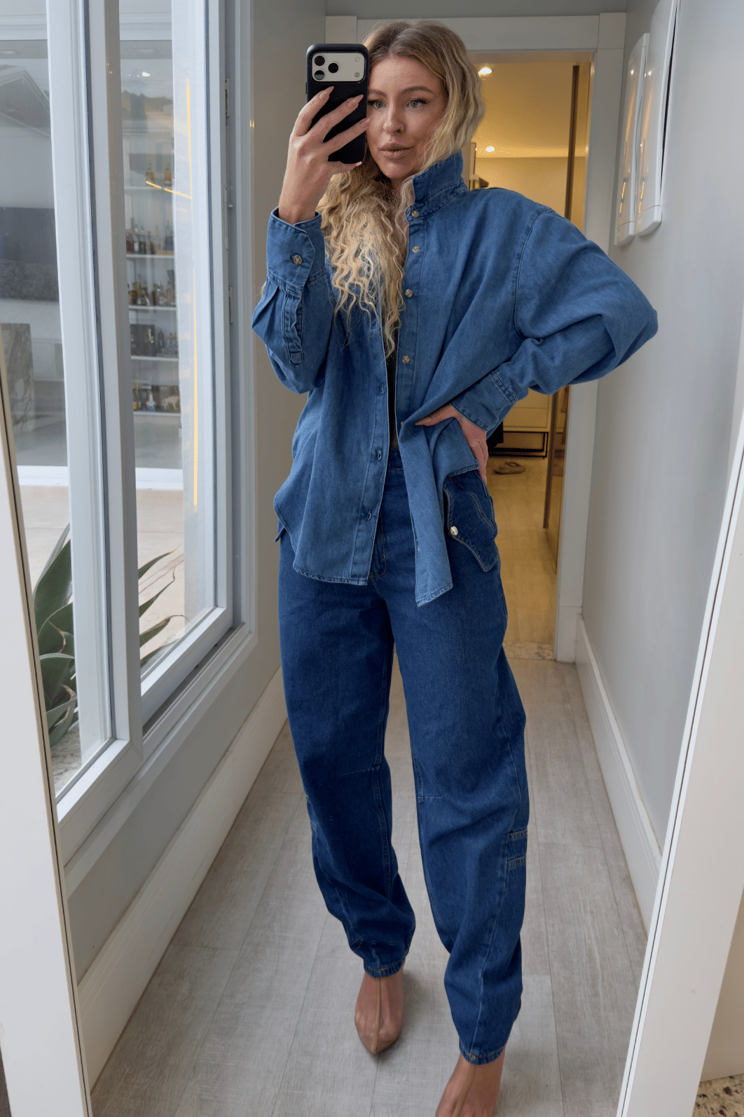 camisa jeans Over Lizandra camisa jeans Over Lizandra